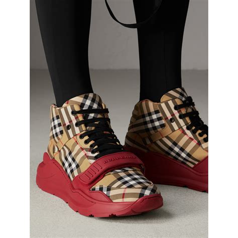 burberry vintage check hooded|burberry check high top sneakers.